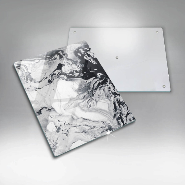 Tabla de cortar de vidrio Abstracción de tinta