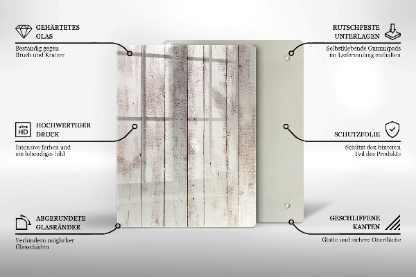 Tabla de cortar de vidrio Abstracción de tinta