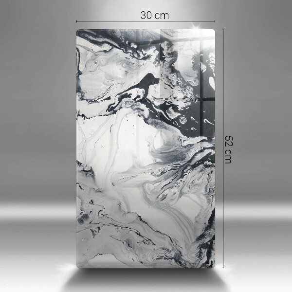 Tabla de cortar de vidrio Abstracción de tinta