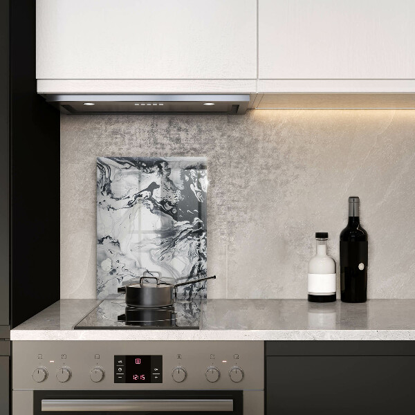 Tabla de cortar de vidrio Abstracción de tinta