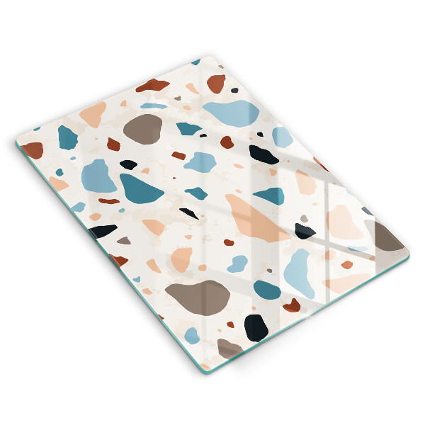 Tabla de cortar de vidrio Gres decorativo