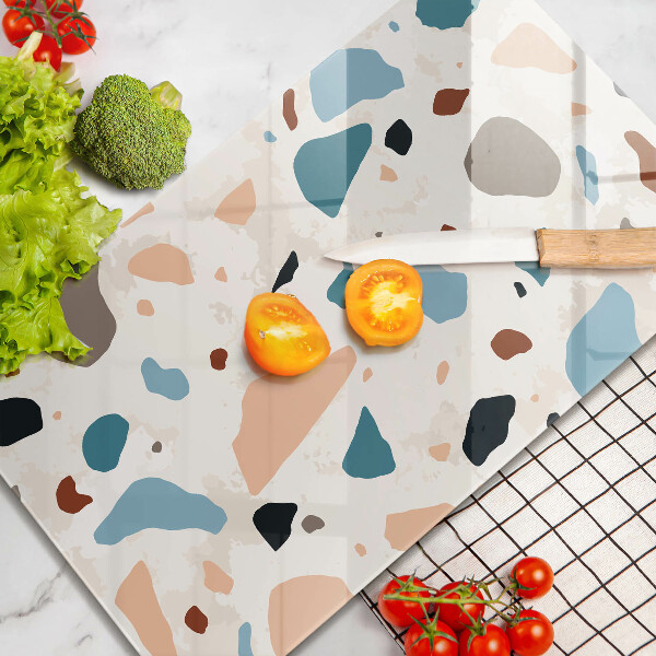 Tabla de cortar de vidrio Gres decorativo