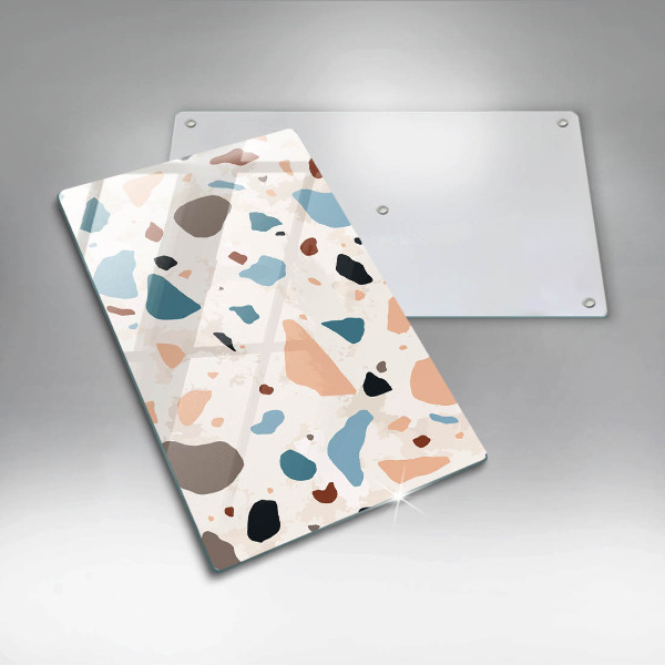 Tabla de cortar de vidrio Gres decorativo