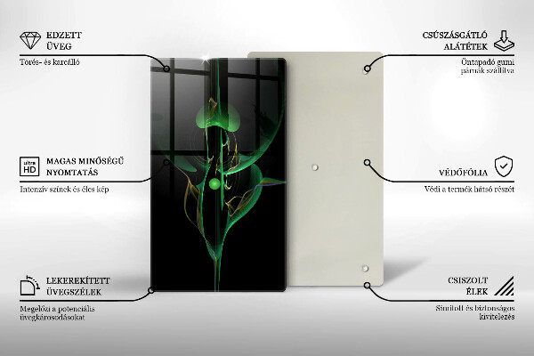 Tabla de cortar de vidrio Abstracción moderna