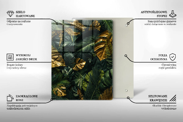 Tabla de cortar de vidrio Abstracción de fluidos