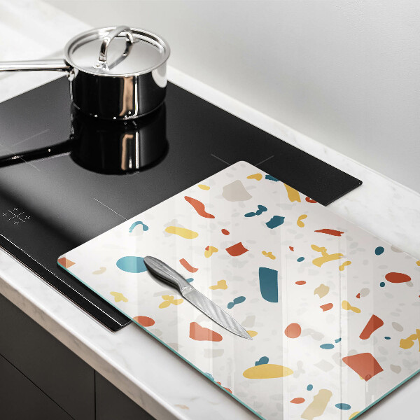 Tabla de cortar de vidrio Gres decorativo