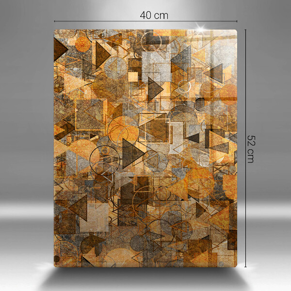 Tabla de cortar de vidrio Patrones sin fisuras de figuras geométricas