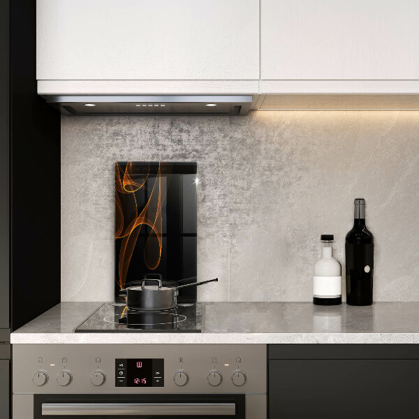 Tabla de cortar de vidrio Líneas abstractas