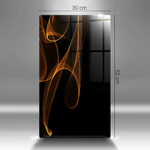 Tabla de cortar de vidrio Líneas abstractas