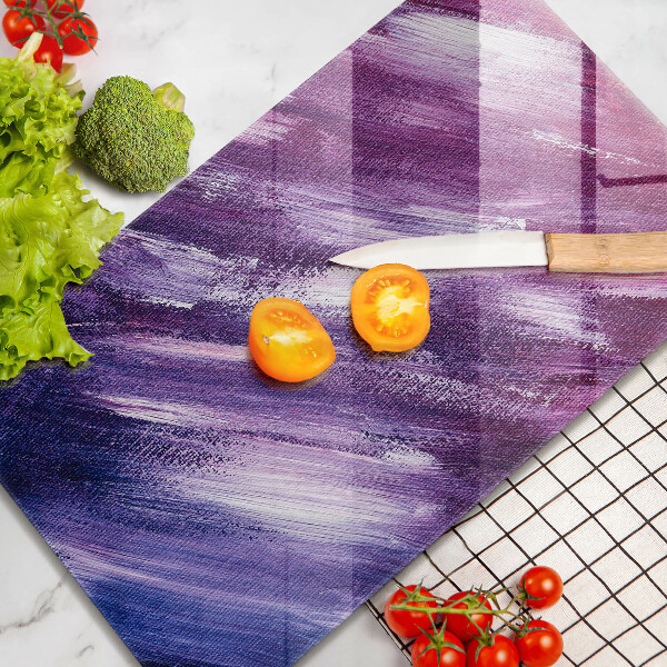 Tabla de cortar de vidrio Abstracción de pintura