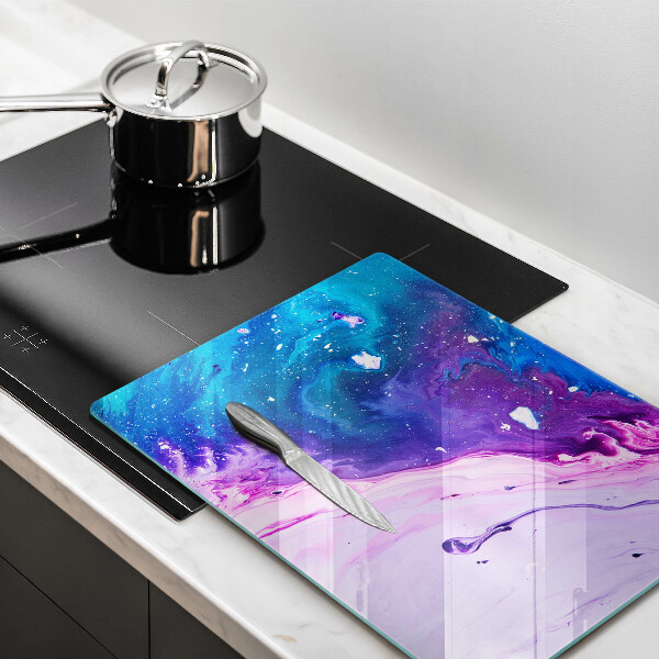 Tabla de cortar de vidrio Tintas de abstracción