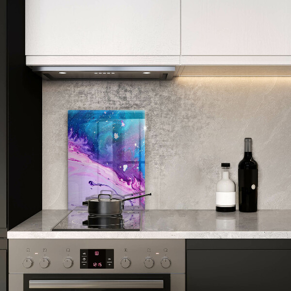 Tabla de cortar de vidrio Tintas de abstracción