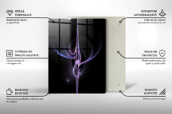 Tabla de cortar de vidrio Abstracción moderna