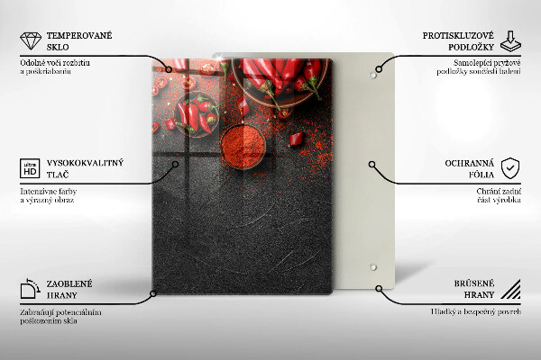Tabla de cortar de vidrio Textura de mármol con oro