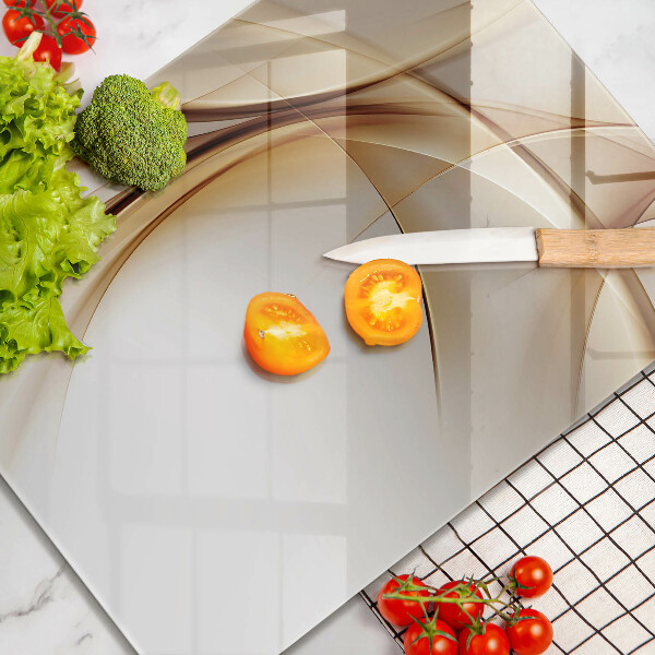 Tabla de cortar de vidrio Formas abstractas