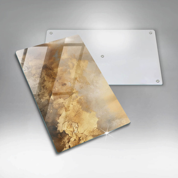 Tabla de cortar de vidrio Textura rica