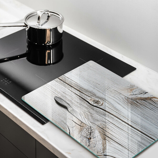 Tabla de cortar de vidrio Estructura de madera brillante