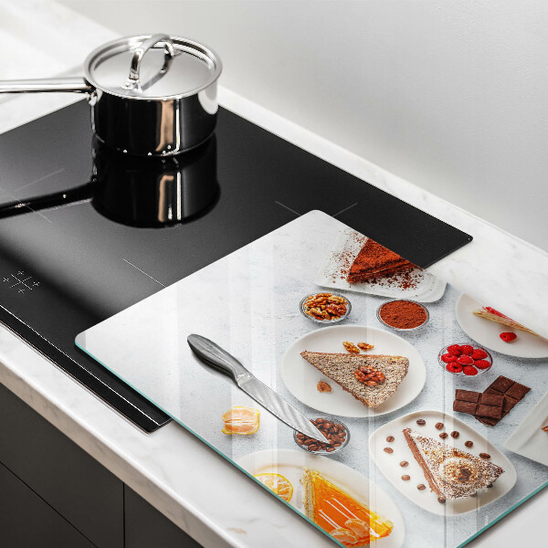 Tabla de cortar de vidrio La dulzura del pastel