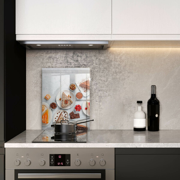 Tabla de cortar de vidrio La dulzura del pastel