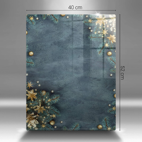 Tabla de cortar de vidrio Decoraciones de navidad