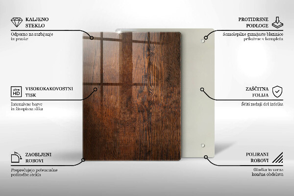 Tabla de cortar de vidrio Decoraciones de navidad