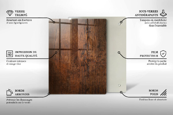 Tabla de cortar de vidrio Decoraciones de navidad