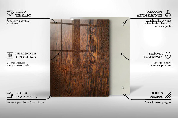 Tabla de cortar de vidrio Decoraciones de navidad