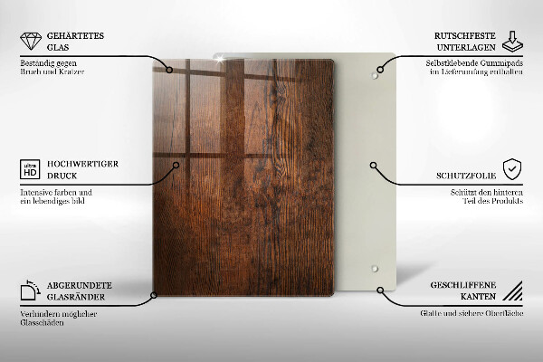 Tabla de cortar de vidrio Decoraciones de navidad