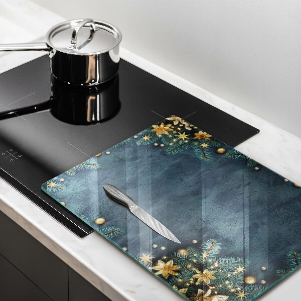 Tabla de cortar de vidrio Decoraciones de navidad