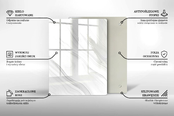 Tabla de cortar de vidrio Especias orientales