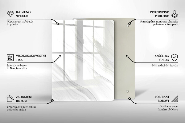 Tabla de cortar de vidrio Especias orientales