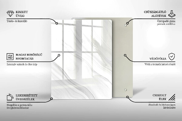 Tabla de cortar de vidrio Especias orientales