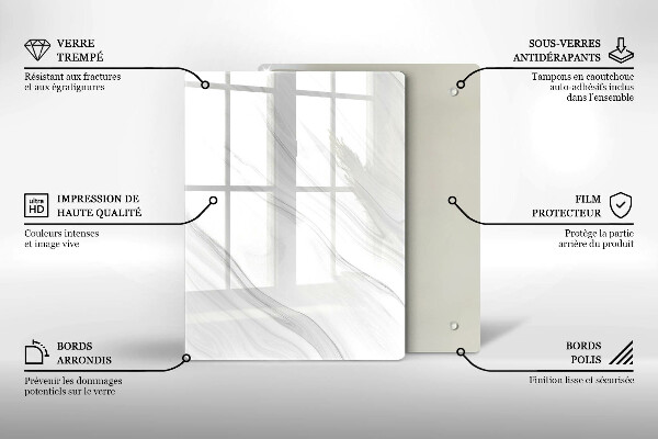Tabla de cortar de vidrio Especias orientales