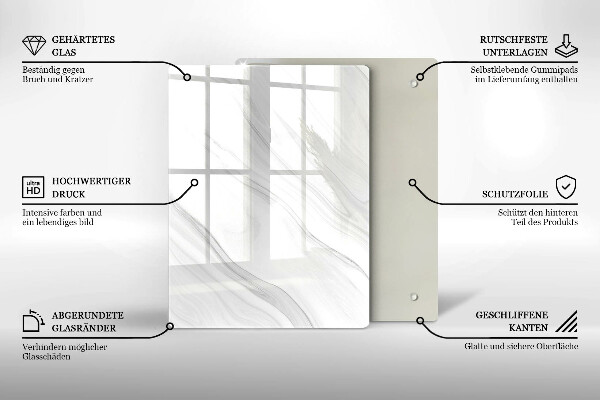 Tabla de cortar de vidrio Especias orientales