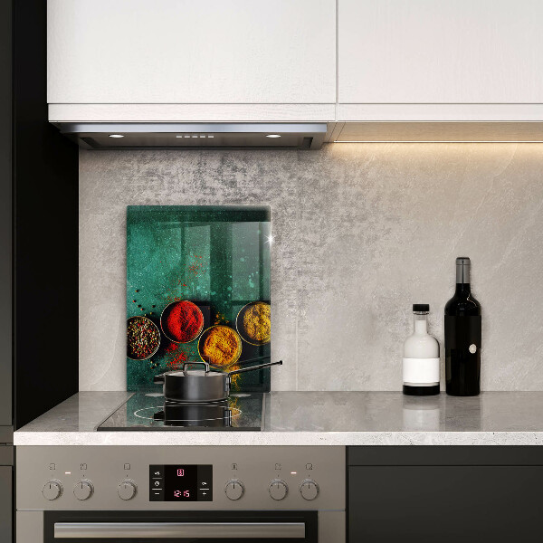 Tabla de cortar de vidrio Especias orientales