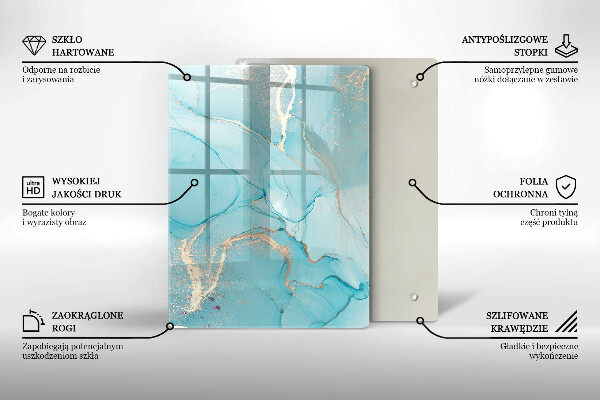 Tabla de cortar de vidrio Decoraciones de pascua