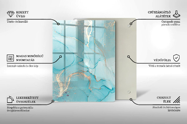 Tabla de cortar de vidrio Decoraciones de pascua