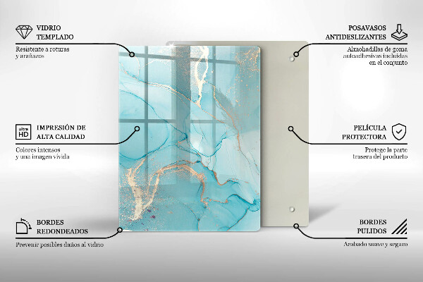 Tabla de cortar de vidrio Decoraciones de pascua