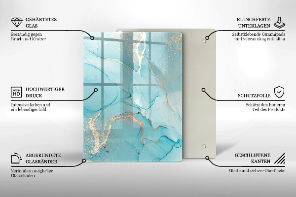 Tabla de cortar de vidrio Decoraciones de pascua