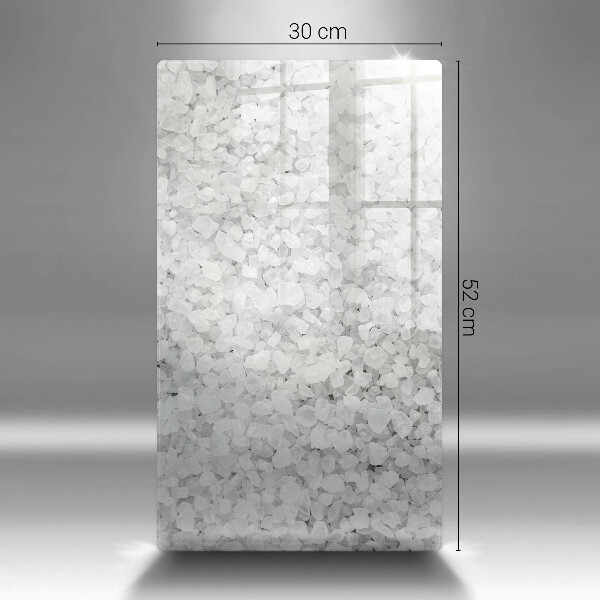 Tabla de cortar de vidrio Cristales de sal