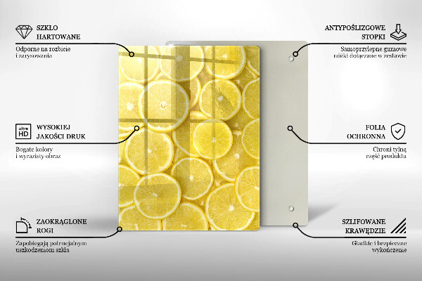 Tabla de cortar de vidrio Caramelos de colores