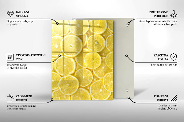 Tabla de cortar de vidrio Caramelos de colores