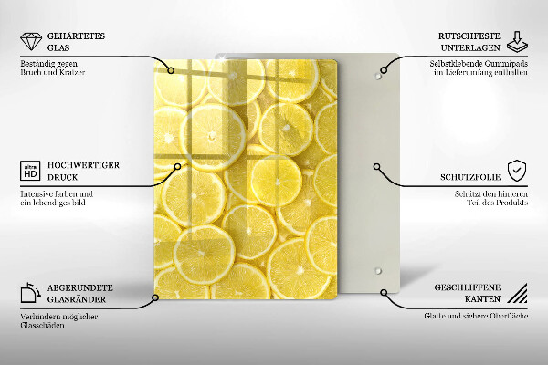 Tabla de cortar de vidrio Caramelos de colores