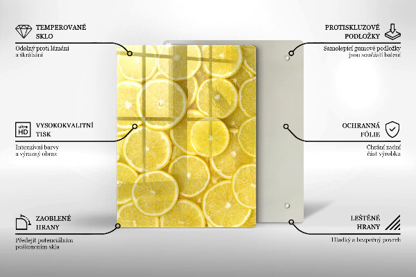 Tabla de cortar de vidrio Caramelos de colores