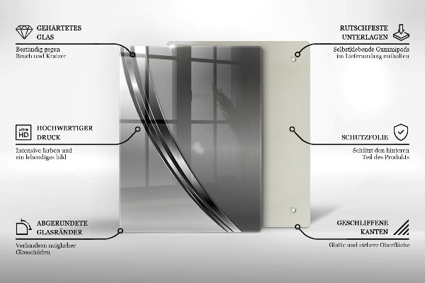 Tabla de cortar de vidrio Frutas coloridas