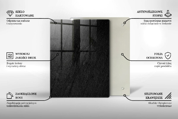 Tabla de cortar de vidrio Limones de dibujos animados