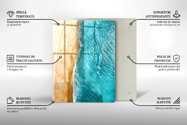 Tabla de cortar de vidrio Composición moderna