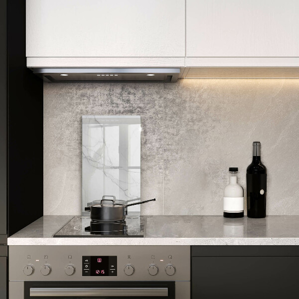 Tabla de cortar de vidrio Mármol blanco delicado