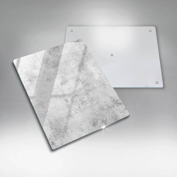 Tabla de cortar de vidrio Textura de hormigón