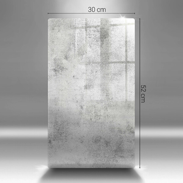 Tabla de cortar de vidrio Textura de hormigón